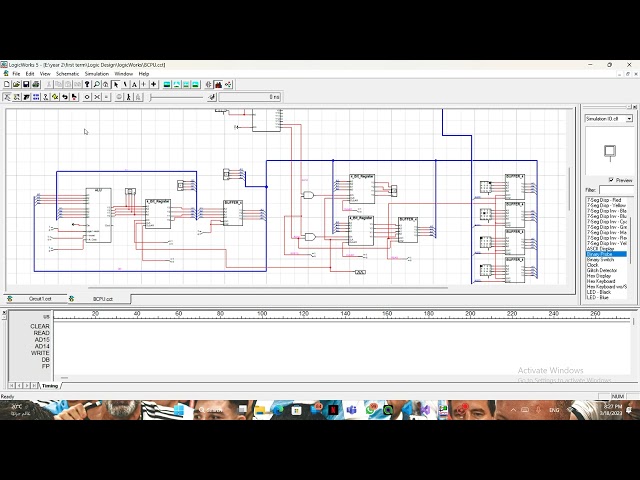 LogicWorks - LAB4 - Micro Processor - part 3