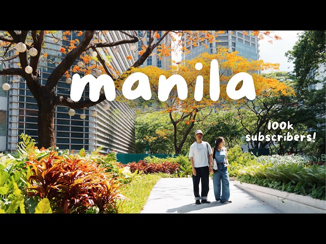 Manila Vlog 🇵🇭 Modern Filipino Food, New Cafes & Where to Eat in Makati | 100K Subscribers!
