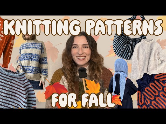 25+ COOL knitting patterns for this autumn