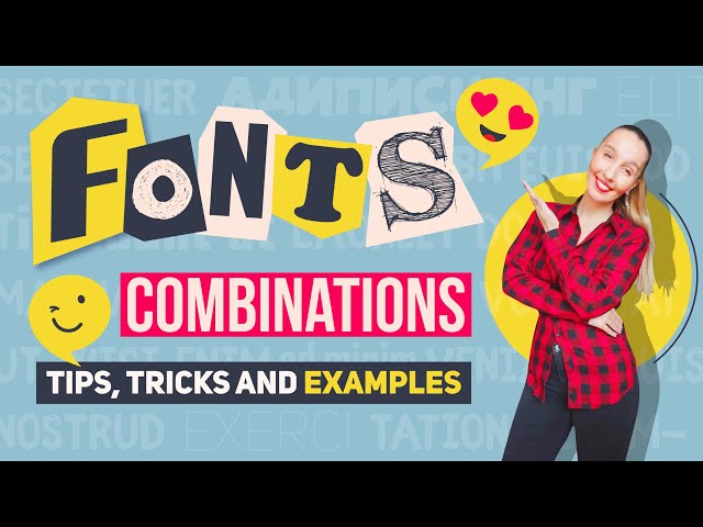 HOW TO COMBINE FONTS? TIPS, TRICKS AND EXAMPLES + 8 COMMERCIAL FREE FONTS!