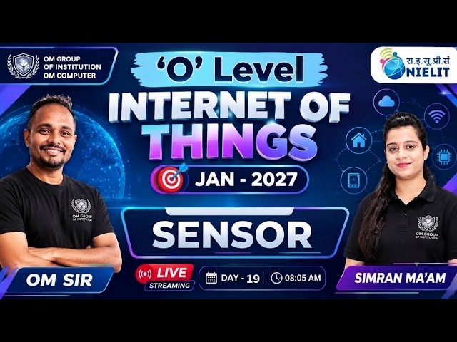 #olevel Sensor | O'Level | Day -19 | By Simran Ma'am
