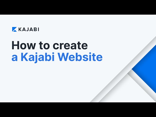 How to Create a Website on Kajabi (Step-By-Step Guide)