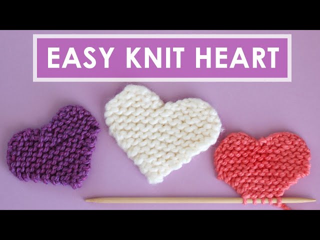 Easy Heart Knitting Pattern 💖 Original