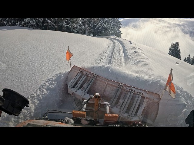 ❄️Almost 1 meter of fresh snow for Christmas❄️Extreme snow clearing in the Tyrolean Alps #asmr