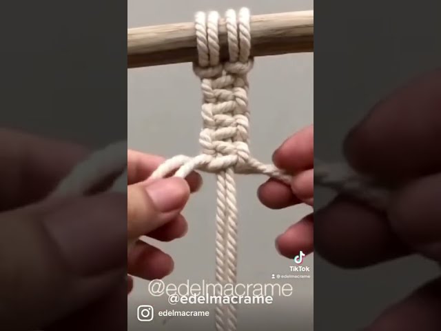 Tutorial Tips Connection Rope Macrame Square Knot