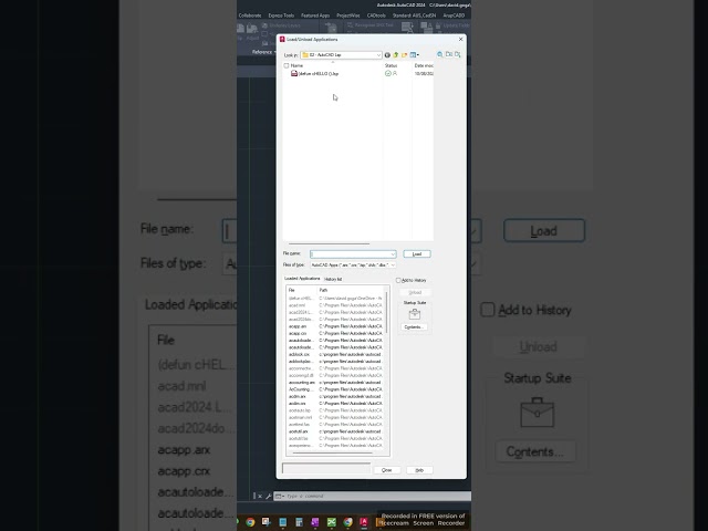 AutoCAD - Testing out Simple lsp File