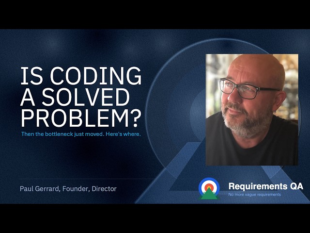 Is coding a solved problem? The bottleneck just moved. Here's where.