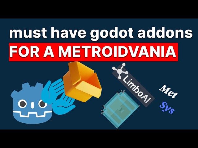 MUST Have Addons When Making A Metroidvania in Godot 4