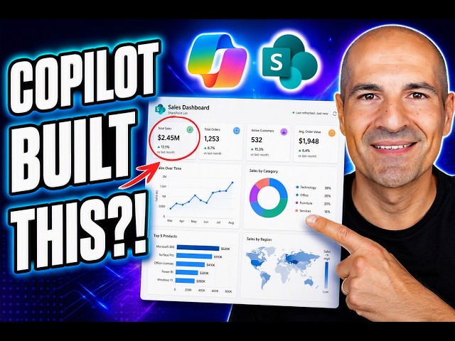 🏆 Copilot Just Built My SharePoint Dashboard. I Wasn't Ready for What It Generated