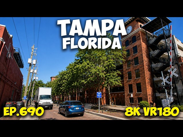 Building a Metropolis: Railroads, Phosphate & Industry in Tampa ep.690 #8k #vr180 #3d #travel #tampa
