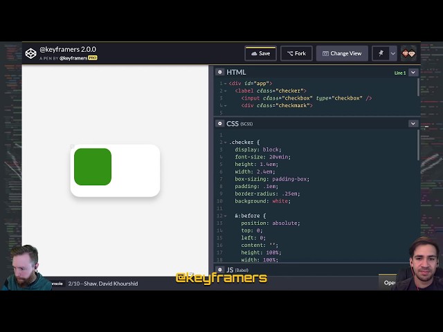 ✅ Springy Switchbox | Checkbox toggle animation with CSS | @keyframers 2.0.0