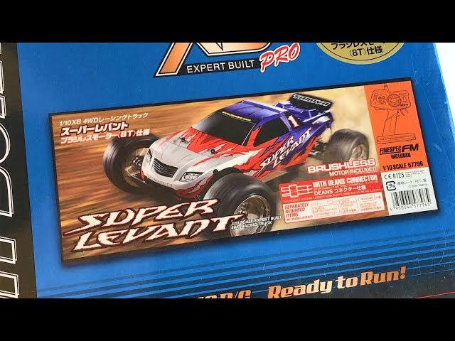 UNBOXiNG the infamous Tamiya Super Levant XB 1/10 4WD Brushless 8T Stadium Truck!