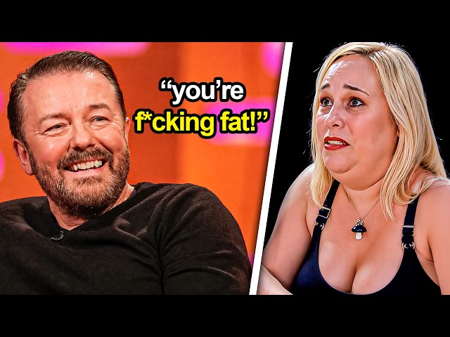 Ricky Gervais HUMILIATING Fat People For 10 Minutes Straight!