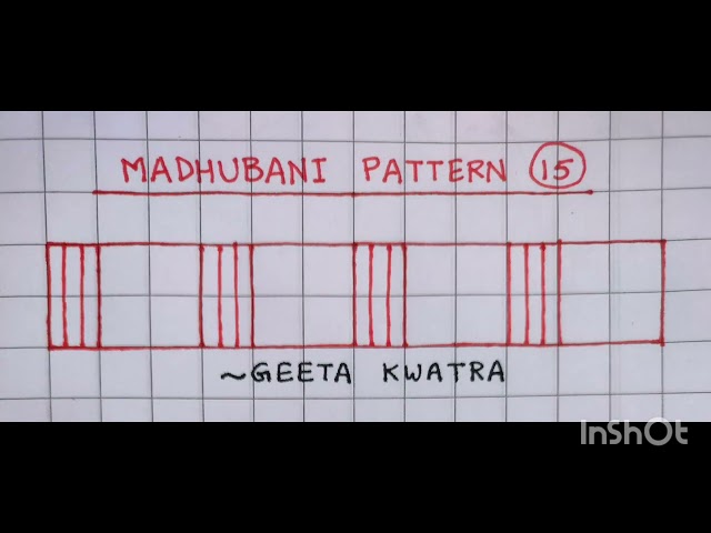 Madhubani Pattern Drawing Tutorial: Easy Step-by-Step Guide@geetakwatra699