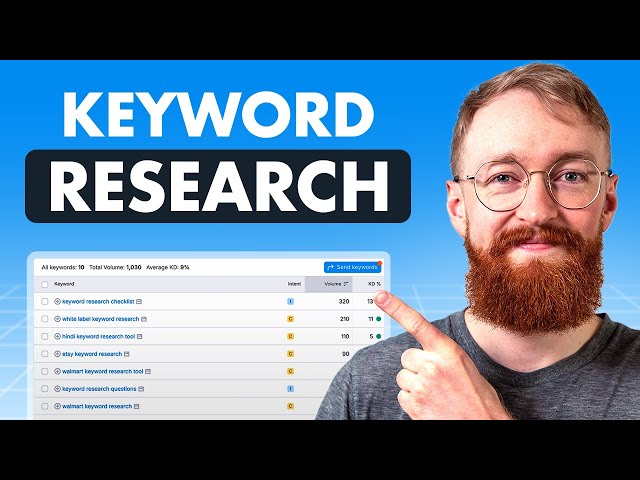 Keyword Research for SEO in 2026: Step-by-Step Tutorial