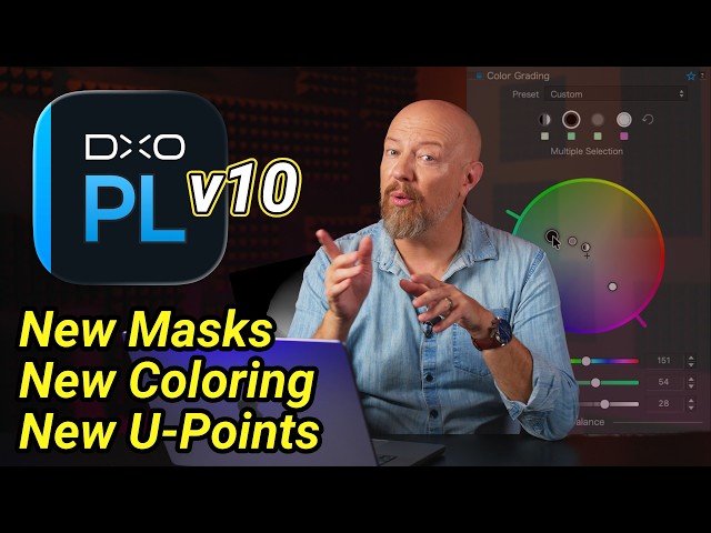 DxO PhotoLab 10 — Depth Masks, Color Grading, People Selection, Dust Removal, new U-Points and more!