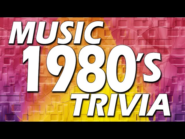 1980s Music Trivia with Audio Clues - Only the 80s Song Quiz Van Halen - Roxette - The B-52's & More