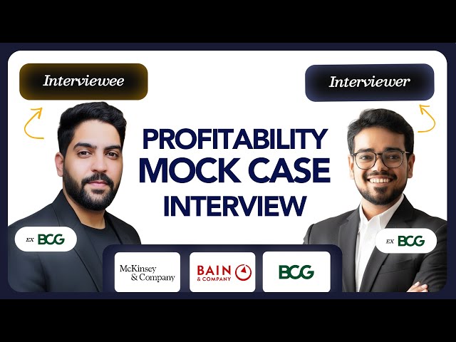 Profitability Consulting Case Interview (with ex-BCG Consultant) | Case 4 | gradnext