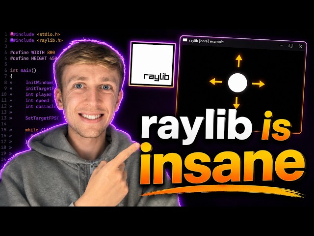 I Started Learning raylib in C… and Made This