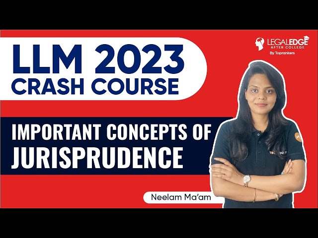 Jurisprudence Lecture for CLAT PG 2023 | Imp Concept of Jurisprudence Law for CLAT PG Preparation