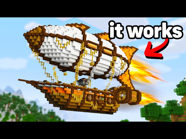 I Made a Working Airship with Create!
