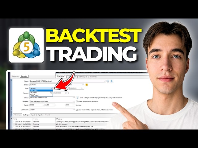 How to Backtest a Trading Strategy in MetaTrader 5 | Tutorial 2026