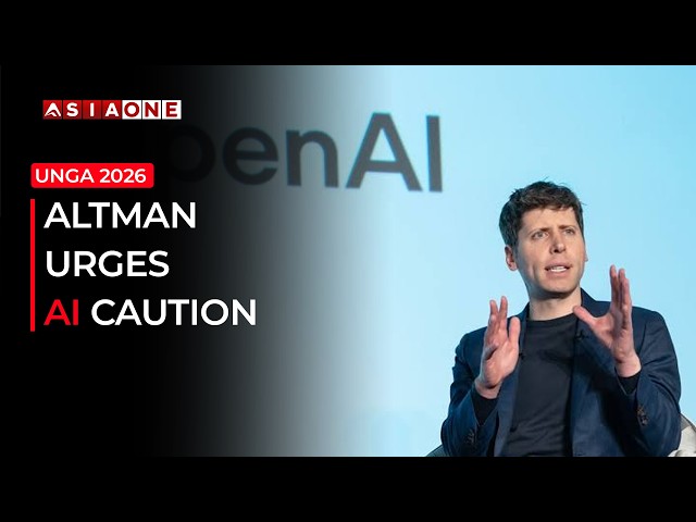 SAM Altman Urges Caution Over Rapid AI Development | Asia One News