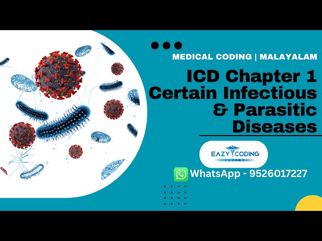 ICD-10-CM Chapter 1 - Certain Infectious & Parasitic Diseases | HIV Coding in Malayalam | CPC Exam