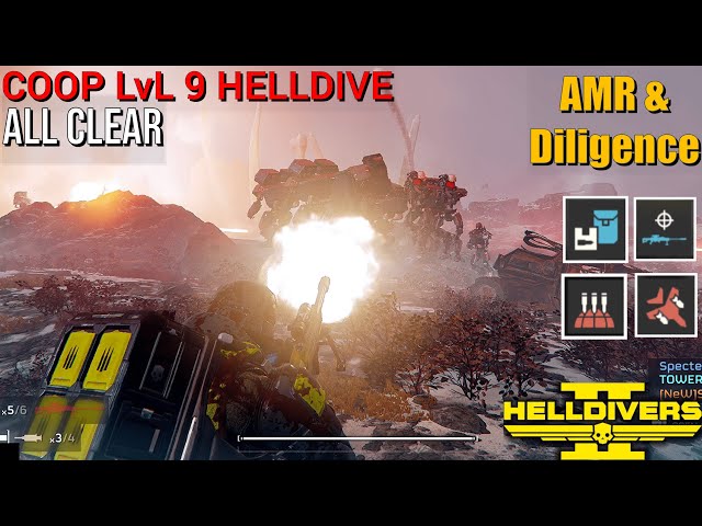Helldivers 2 | Sniper Elite AMR & DIligence vs Automatons | Coop Helldive