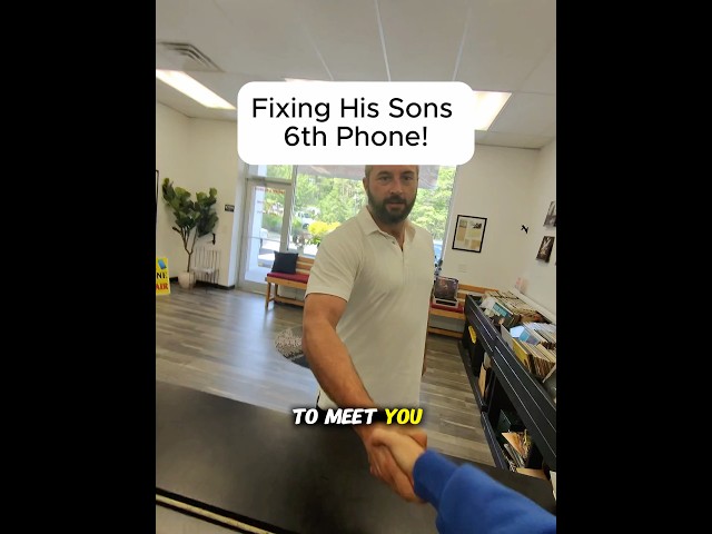 FIXING HIS SONS 6TH PHONE!!! #smartphone #problemfix #automobile #brokenfix #pcbuild #fixmyphone