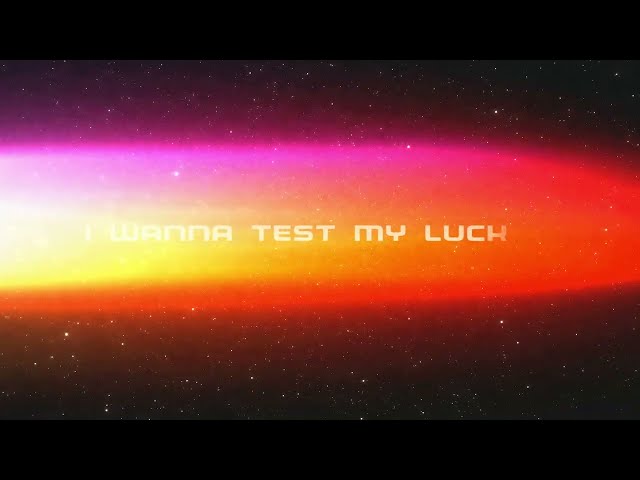 Purple Disco Machine - Test My Luck (Lyric Video) with MEEK