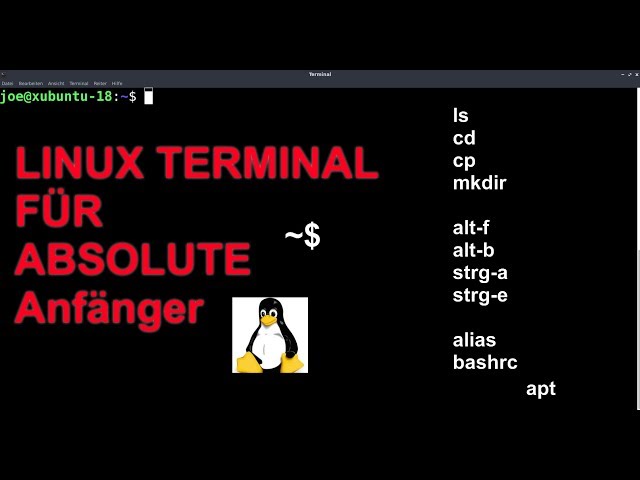 LINUX Terminal for absolute beginners - Linux German - For Linux beginners