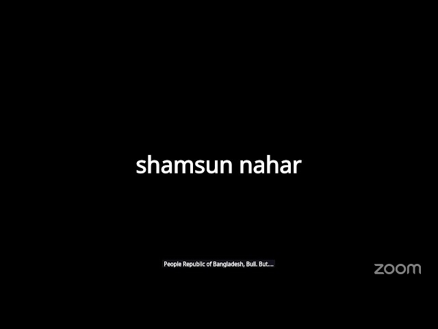 তাফসীর ক্লাশ | মুহতারামা শামসুন্নাহার নিজামী