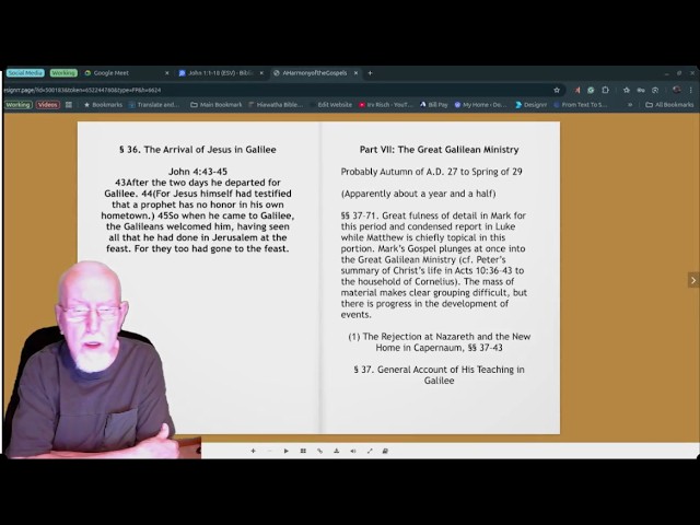 A Harmony of the Gospels, by A. T. Robertson, Part 7, Sections 37 43, Read by Irving Risch