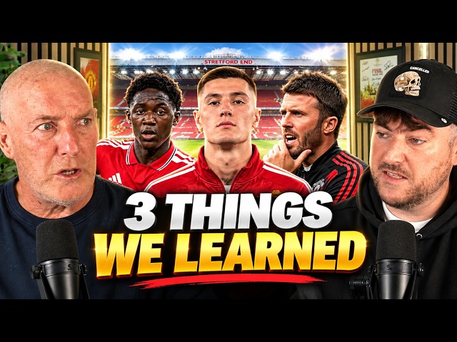 3 THINGS WE ALL AGREE ON! Man Utd vs Man City Fallout