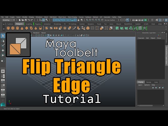 The Maya Toolbelt - Flip Triangle Edge (Maya 2024)