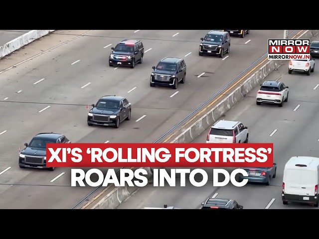 Xi Arrives In Washington! Armoured Hongqi N701 Roars Through DC Ahead Of  Talks With Trump | Watch