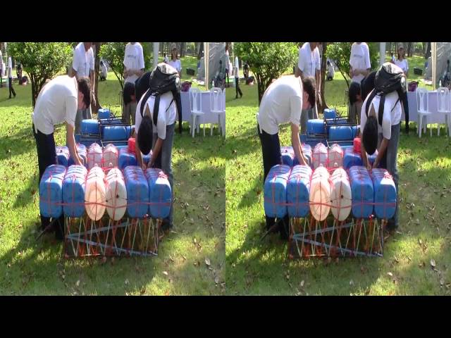 Mobility in the time of flood in 3D