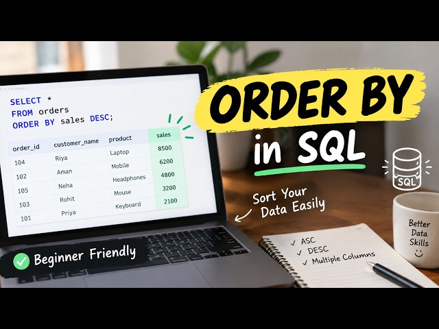ORDER BY in SQL Explained Simply | MySQL for Beginners