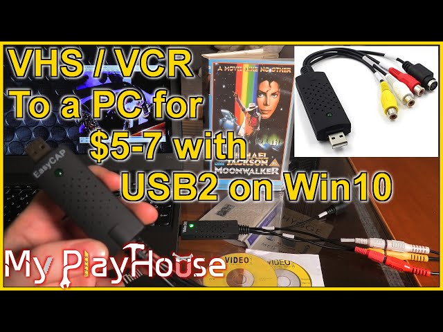$5-7 - EasyCAP USB2 Video Captures old VHS Tape - 932