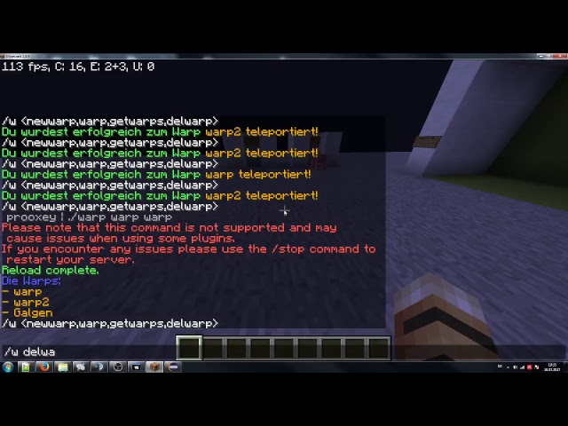 Minecraft Plugin Coding #001 Warp System : ELIT