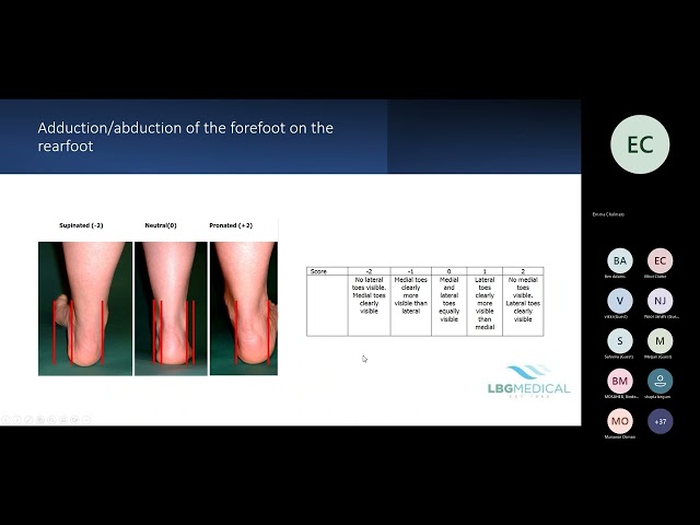 BASIC BIOMECHANICAL ASSESSMENTS