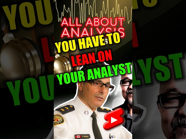 DS05 - Police Officers Admit They Have To Lean On Their Crime Analyst