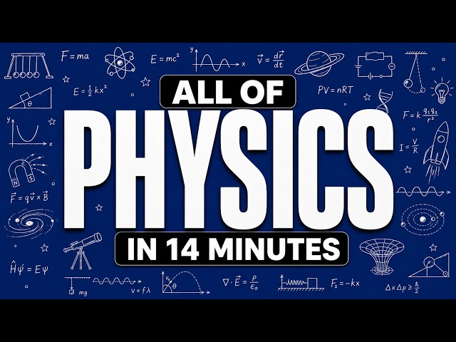 ALL OF PHYSICS explained in 14 Minutes