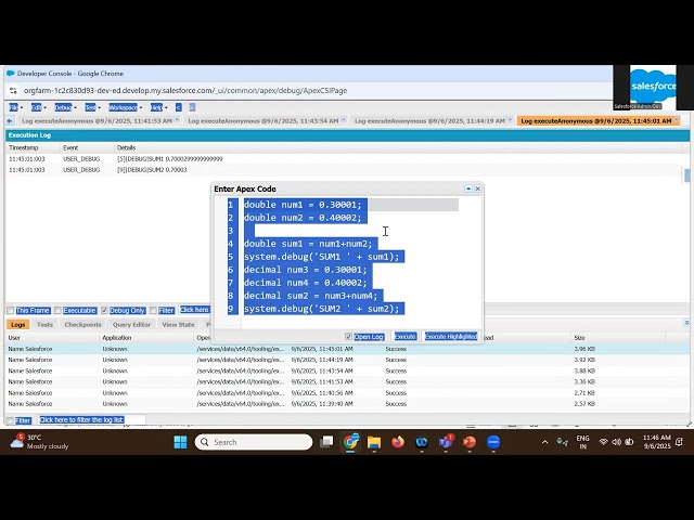 3_3_ Introduction to Apex Programming Syntax, Data Types | Salesforce Developer