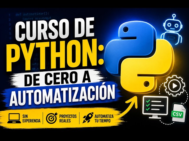 Curso de Python: De Cero a Automatización #1 | Introducción | 2026