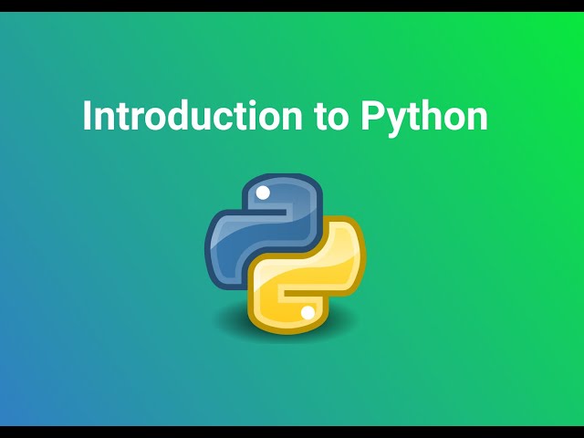 Introduction to python | Beginner python series