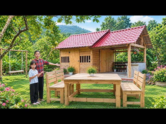 From discarded wooden planks to sturdy tables and chairs – the inspiring story of a female veteran.