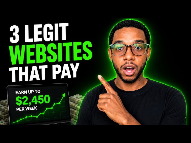 Stop Looking for Work - These 3 Sites Pay You Immediately