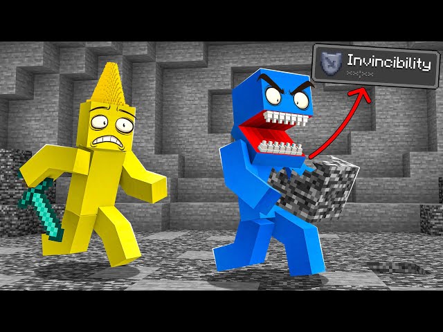 Minecraft Manhunt, But I Can Eat Everything..
